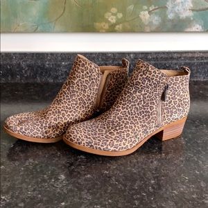 Lucky Brand Leopard booties